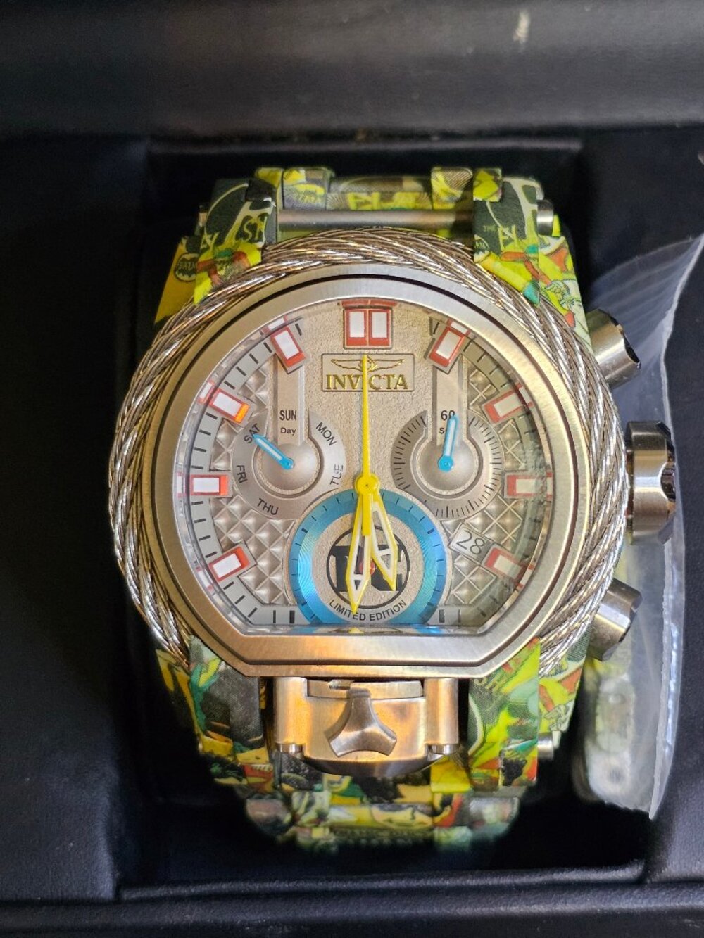Invicta DC Comics Batman Swiss Ronda Z60 Caliber Men's Watch - 52mm, Steel, Aqua